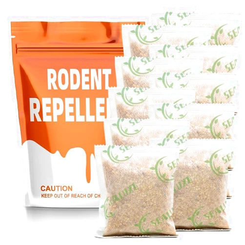 Fcesiweg Rodent Repellent Mice Repellent, Mouse Repellent Indoor/Outdoor, Keeps Mice Away, Extra-Strength Rat Repellent Indoor Peppermint Repel Mice and Rats, Get Rid of Mice-10 Pouches