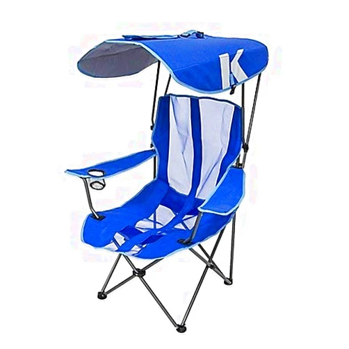 Kelsyus Original Canopy Folding Arm Chair in Royal Blue