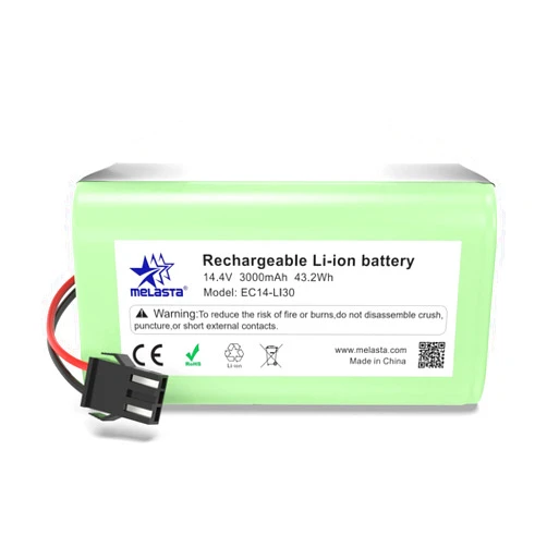 melasta 14.4V 3000mAh Replacement Battery Compatible with Ecovacs Deebot N79S, N79, DN622.11, DN622 & Eufy Robovac 11S, 11, 12, 15C, 30, 30C, Extended Life Vacuum Cleaners
