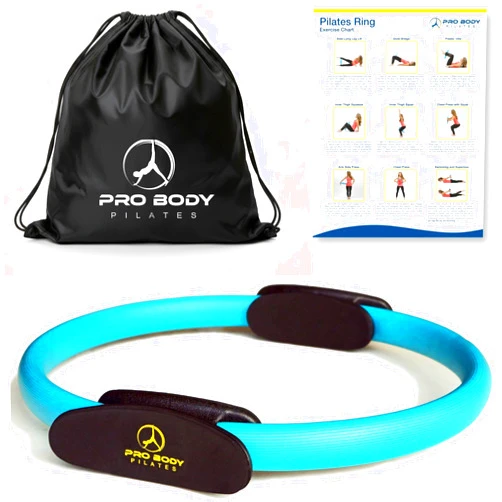 ProBody Pilates Fitness Circle – 14 Inch Pilates Ring for Focusing on Toning Inner Thighs, Arms, and Core