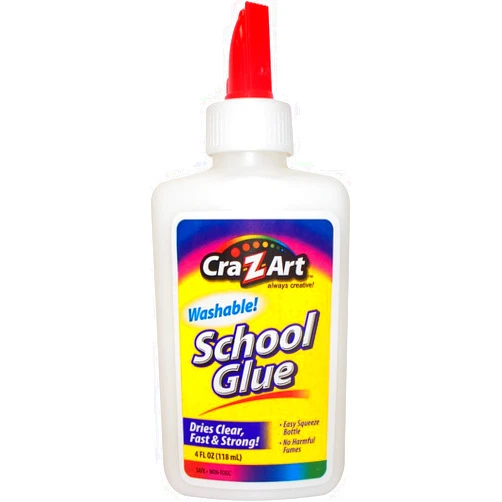 Cra-Z-art Washable School Glue, 4 oz, 1 Bottle (11302)