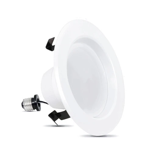 Feit Electric LED 4 Inch Recessed Lighting, 50W Equivalent, Dimmable Retrofit Downlight, E26 Adaptor for Recessed Can Lights, 50,000 Hour Lifetime, 650 Lumens, 3000k Bright White LEDG2R4/930CA