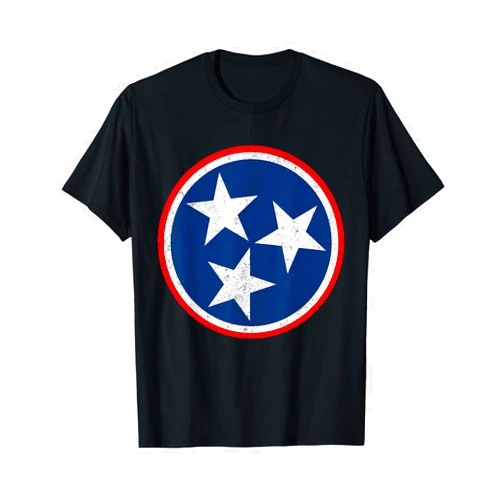 The 901 by Nurse Merch Tennessee Flag Tri-star T-shirt T-Shirt