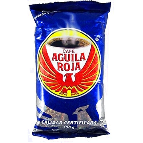 Cafe Aguila Roja 100% Pure Roasted Colombian Coffee 250grs 4 Pack