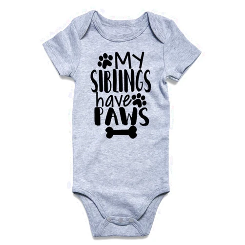 Funnycokid Baby Boys Girls Bodysuit Funny Newborn Romper Short Sleeve Infant Neutral Outfits Jumpsuit 0-12 Months
