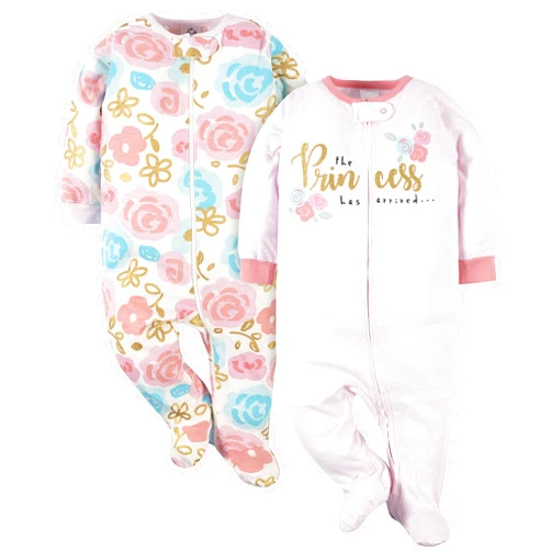 Gerber Baby Girls' 2-pack Sleep 'N Play