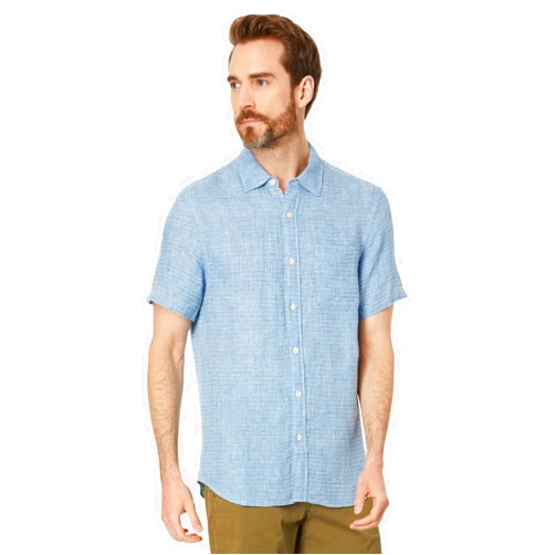 Faherty Men's Ss Palma Linen Shirt