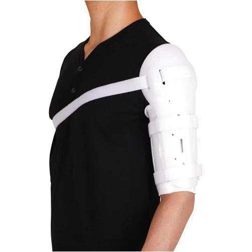 Komzer Sarmiento Brace Humeral Fracture Splint, Humeral Shaft Fracture Brace for Broken Upper Arm, Lightweight and Breathable Humeral Shaft Fracture Splint (Small)