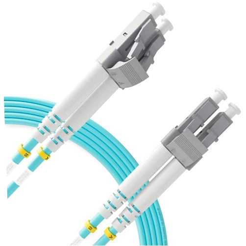 BEYONDTECH LC to LC Fiber Patch Cable Multimode Duplex - 10m (32.8ft) - 50/125um OM3 10G LSZH PureOptics Cable Series