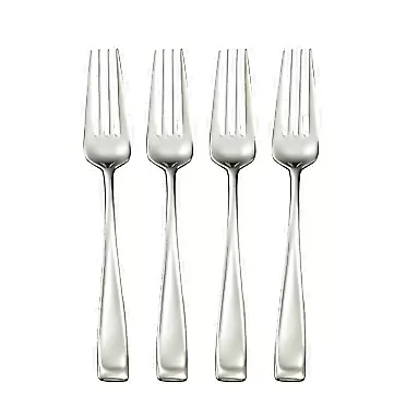 Oneida Moda Salad Forks, Stainless Set of 4