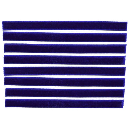 Cap collectibles Vinyl Record Cleaning Strips [Colored/Color Royal Purple] 1/4-inch x 4-inch VPI Okki Nokki 3M Clean Strip Set for 12-inch LP Record Album / 3M + Velvet = Cleaner LPs & Albums (8-Pack)