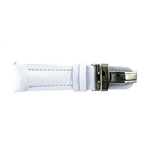 Joe Rodeo watch Band 24mm Leather White color