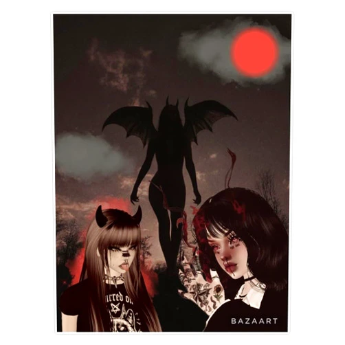 SMJ Designs The Devils Favourites IMVU Edit Sticker Vinyl Waterproof Sticker Decal Car Laptop Wall Window Bumper Sticker 5