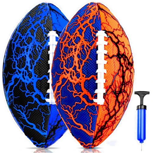 Jasonwell Pool Beach Water Football - 2 Pack Waterproof Football Strong Grip Fun Water Toys Games for Swimming Pool Beach Lake Park Backyard Outdoor Play for Kids Children Teens Adults Family