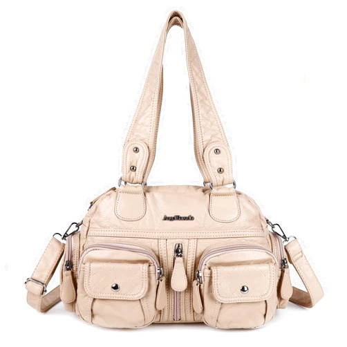 Angel Kiss Large Hobo Bags for Women Crossbody Bag Travel Shoulder bag Roomy Multi-functional Vegan Leather Satchel ToteÖ