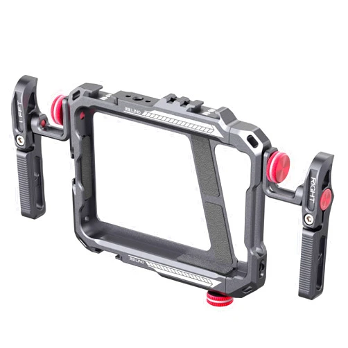 ULANZI Smartphone Video Rig with Handle, LINO Filmmaking Case Aluminum Alloy Phone Video Stabilizer Grip Tripod Mount for Video Maker Videographer with Cold Shoe for iPhone 13 Mini Pro Max 8 Plus