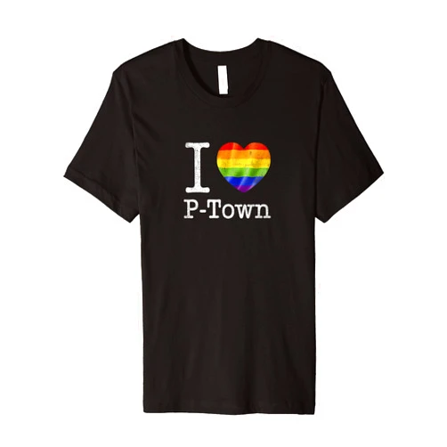 I Love P-Town Provincetown Gay Pride Shirts I Love P-Town Shirt - Provincetown MA Gay Pride LGBT Shirt Premium T-Shirt