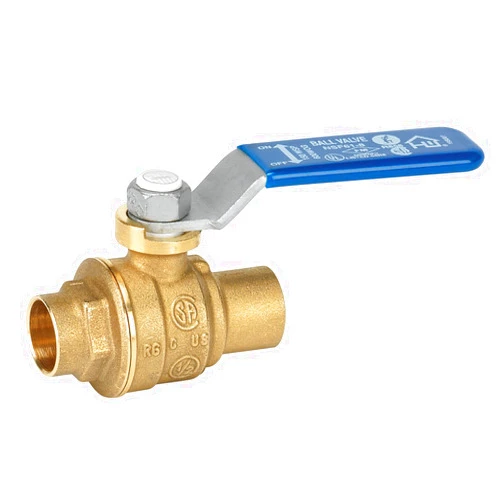 Homewerks Worldwide Homewerks, Brass, 116-4-1-1 No-Lead Full Port Ball Valve with 1/4-Turn, x Solder, 1-Inch, 1 Inch