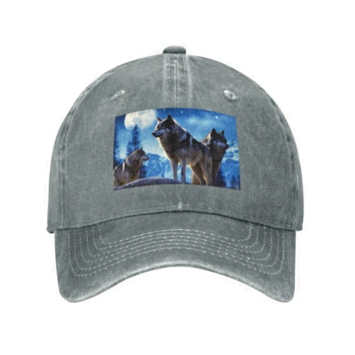 KLLTYHMU Retro Washed Cotton Baseball Cap Adjustable Vintage Trucker Hat Denim Adult Dad Hats Swolfs Napback Caps