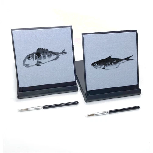 Parallel Halo 2 Pack Parallel Halo Water Drawing Board Mini Zen Buddha Meditation Drawing Board Paint with Water for Relaxation, Small Travel Size Magic Drawing Watercolor with Brush