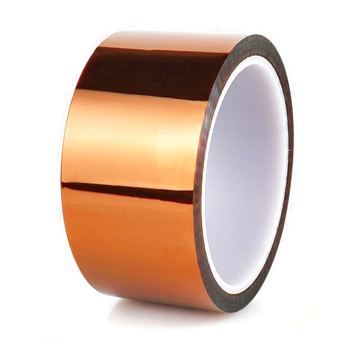 BOMEI PACK Polyimide Tape, 1 Pack High-Temperature Resistant Tape 2inch x 33m(108ft), No Residue Heat-Resistant Tape for Electric Task, 3D Printing, Soldering, Sublimation, Masking