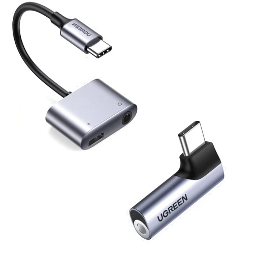 UGREEN USB C to 3.5mm Headphone and Charger Adapter, Supports PD3.0 and QC3.0 Fast Charging, Premium Sound Quality, Universal Fit
