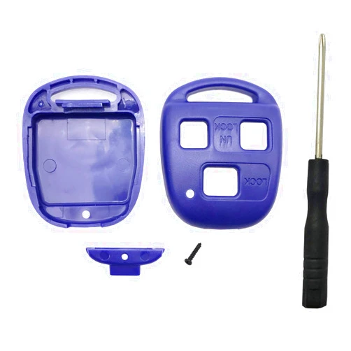 Horande Replacement Key Fob Cover Case fit for Leuxs ES GS GX is LS LX RX SC IS300 IS330 ES300 ES330 RX300 RX330 RX350 LX470 GS300 GS400 GS430 GX470 RX400h SC430 Keyless Entry Key Fob Shell