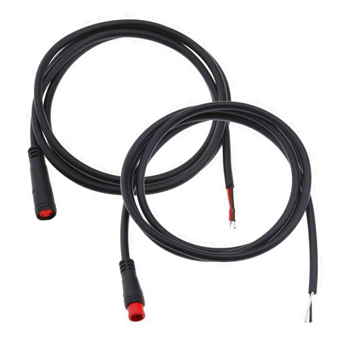Micro Traders Pair of IP65M8 Waterproof Extension Cable 2/3/5 Pin Male and Female Ebike Electric Gear Sensor Scooter Cable 24AWG