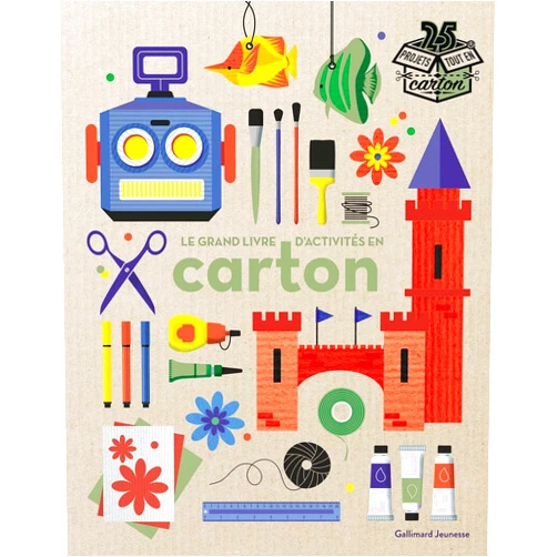 French Edition by Collectif (Author), Bruno Porlier (Translator) Le grand livre des activités en carton
