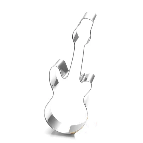 Wotoy 4.7-inch Guitar Bistuit Cookie Cutter - Stainless Steel