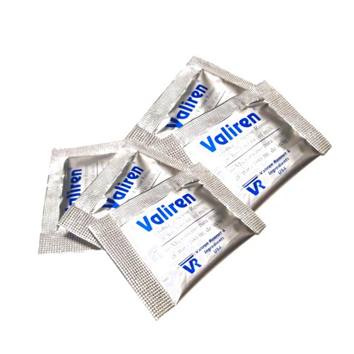 Generic Microbial Rennet Pack of 5 sachets (5 x 1g) Use one sachet for 22 gallons of milk (100 ltr of milk), small, Brown