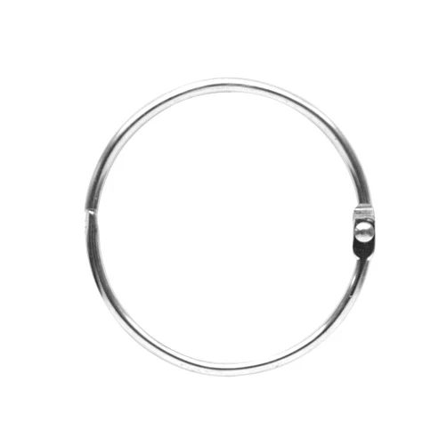 Zenna Home Stainless Steel Rust-Resistant Shower Curtain Rings, Set of 12 Round Metal Hooks with Secure Clasping Mechanism, 2-Inch Diameter, Chrome Finish