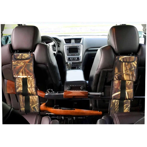 HXXF Car Concealed Seat Back Gun Rack Hunting Gear Seat Back Gun Sling Holder Universal Shooting Accessories, Fit for Vehicles