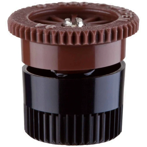 Hunter Industries Hunter 8A Pro Adjustable Spray Nozzle, 8' Radius, Precise 0° to 360° Arc, Efficient Watering for Lawn and Garden, Fits Most Pop Up Sprinkler Bodies, Brown