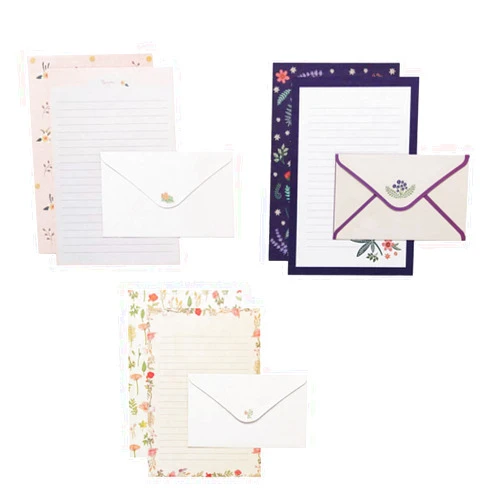 NUOBESTY 6 Sets Business Mailing Envelope Paper Greeting Envelope Cute Office Supplies Letter Stationery Xmas Letter Paper Envelopes Chinese Style Invitation Card A5