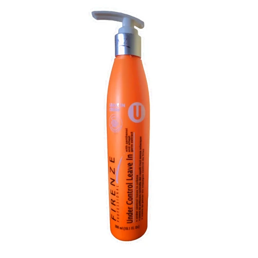 Firenze Professional Under Control Leave-In Conditioner 300ml/10.1 fl oz – Anti-Frizz & Hydrating Hair Treatment for Smooth, Manageable Hair