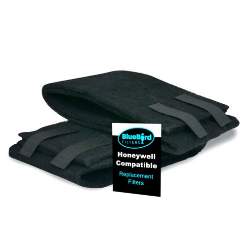 BlueBird Filters Replacement Prefilter, Fits Honeywell 17000-S, Carbon Charcoal, 2 Pack