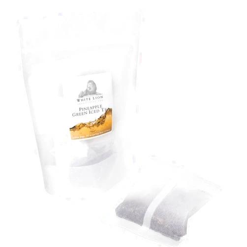 Ambassador's White Lion White Lion 6 Count Iced Black Tea Pouches, Summer Peach, 0.32 Pound
