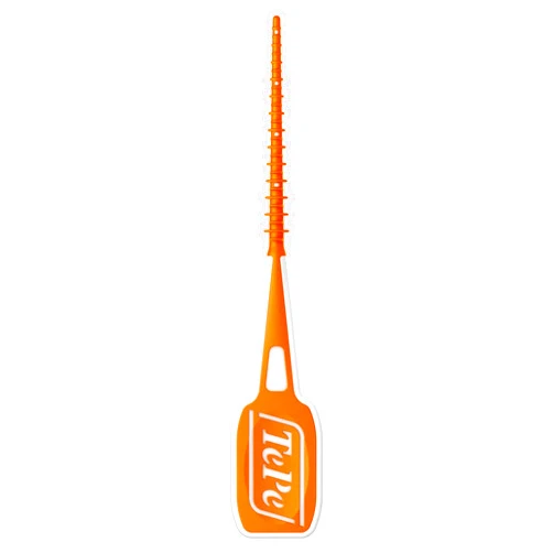TEPE Dental Floss Picks, Tooth Picks Flossers, Floss Sticks, EasyPicks XS/S, Orange, 36 Pk
