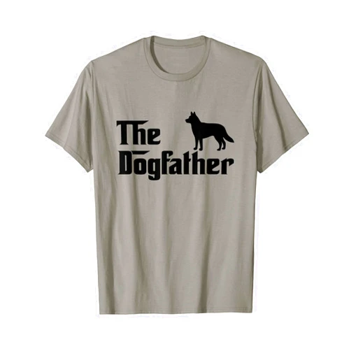 The Dog Father The Dogfather Siberian Husky Pet Lovers Funny Dog Dad Gifts T-Shirt