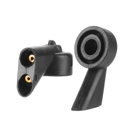 YOLLKY Rear Windshield Washer Nozzles Double Hole Wiper Spray Washer Jet - Compatible for Audi A1 A3 A4 Q7 - Replace Part 8E9955985 - Set of 2