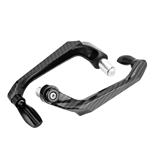 KIMISS Universal 7/8in 22mm CNC Aluminum Handlebar Brake Clutch Lever Hand Guard for Motorcycle, Motorbike, Scooters, Electric Cars, Mountain Bikes(Black)