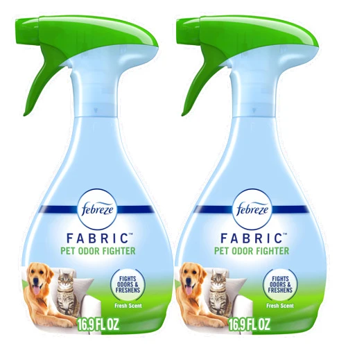 Febreze Odor-Fighting Fabric Refresher Pet Odor Fighter, 16.9oz, Pack of 2