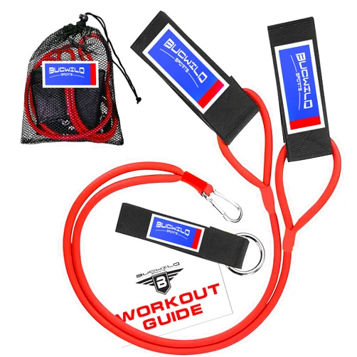 Bucwild Sports Baseball Resistance Bands Youth & Adult Athletes Safely Improve Pitching Throwing Batting & Arm Strength Used by Pitchers Quarterbacks Volleyball Basketball