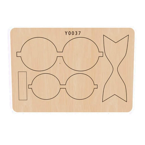 Okjew Bow Cut Die, Hair Bow Cut Die, Bowknot Template, Bow Making Die, Wood Mold – Compatible with Sizzi Big Shot Die Cutting Machine – DIY Bow Crafting Tool for Perfect Bows (KN037 Wood)