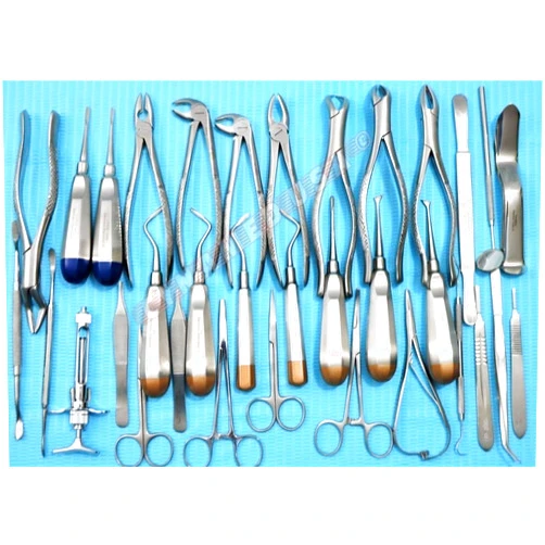 SYNAMED USA New German Stainless 74 PCS Oral Dental Extraction EXTRACTING Elevators Forceps