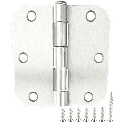 TDCHINGES Rounded Door Hinges 3-1/2