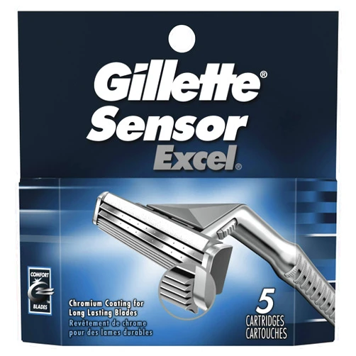 Gillette Sensor Excel Cartridges 5 Each ( Pack of 2)