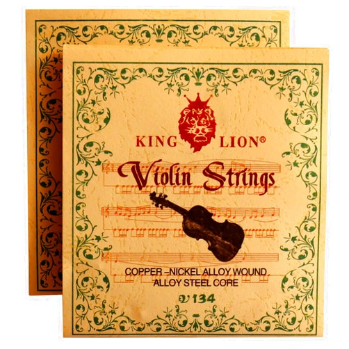 Fansjoy 2 Sets Violin Strings Full Set (G-D-A-E), Universal Violin Strings with Nickel-plated Ball Ends, Compatible with 4/4, 3/4, 1/2 and 1/4 Violins