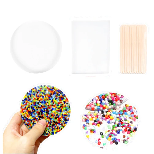 HWSFYES 2 Set Silicone Mold for Picky Pad, DIY Skin Picking Fidget Pads Mold Picky Pad Making Kit Skin Picking Pad Mold for DIY Crafts